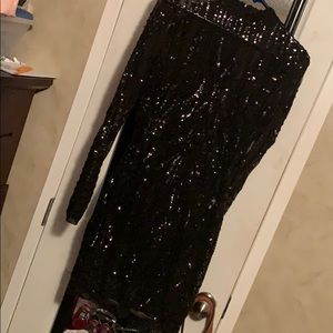 Black sequin Fashion Nova dress